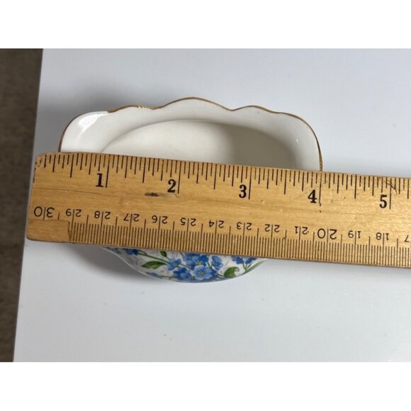 Royal Albert Bone China Forget-Me-Not Creamer Sugar Bowl Tea Cup Snack Plate Set - Picture 12 of 16